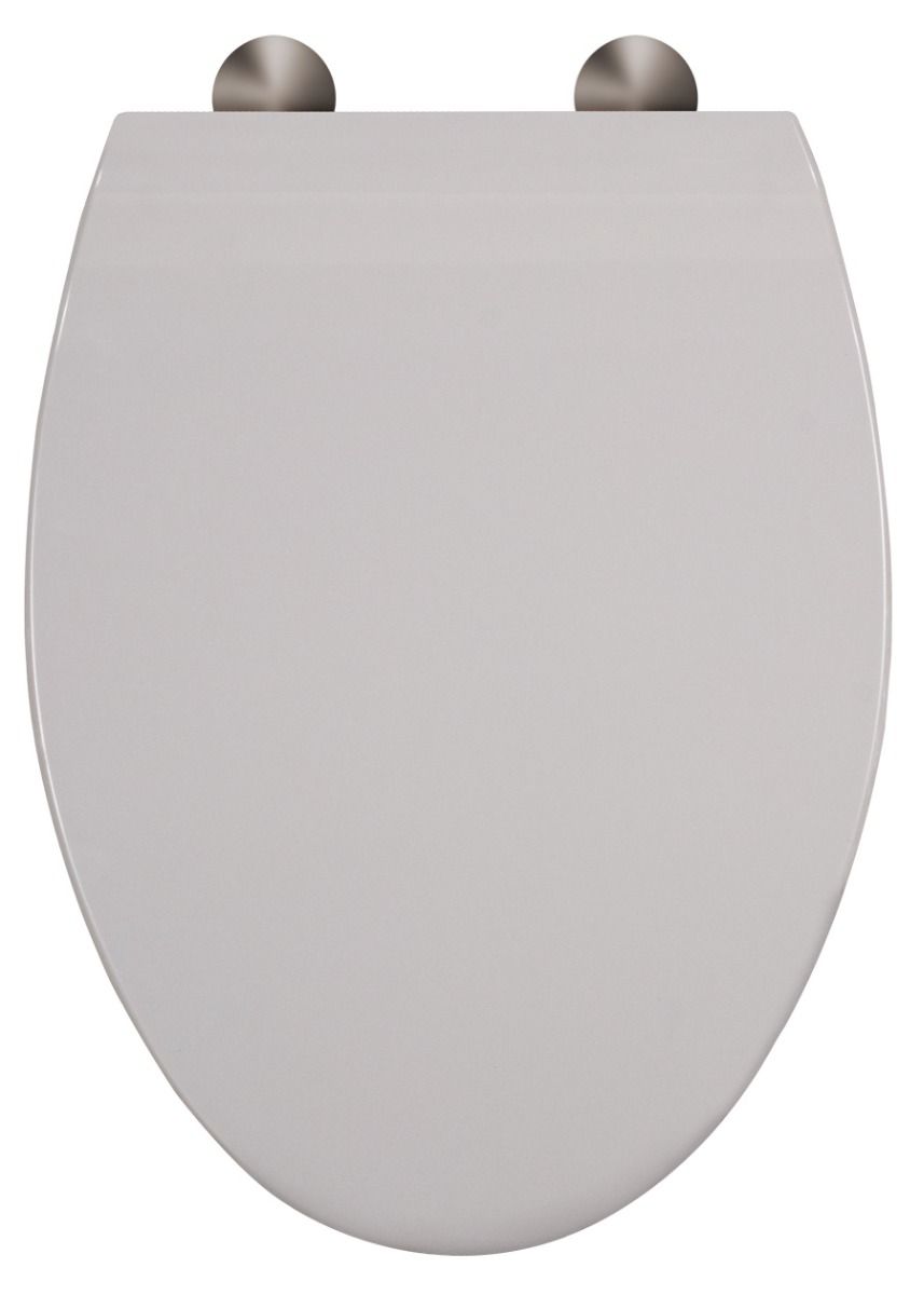 Asiento para sanitario coralink, alargado, frente cerrado con tapa