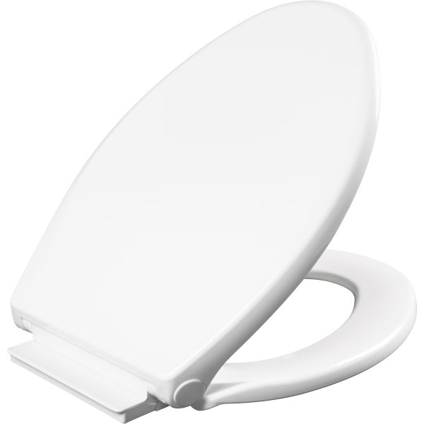 Asiento para sanitario Fremont™ con Bisagra de Plataforma Ajustable, Permajuste™, Cierre Lento y Fácil Limpia & Cambia™