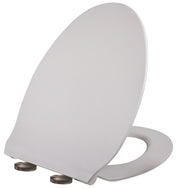 Asiento para sanitario coralink, alargado, frente cerrado con tapa