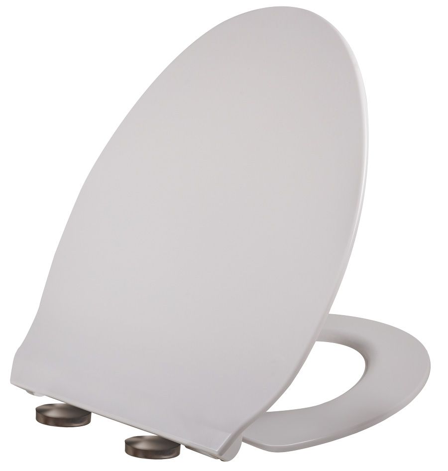 Asiento para sanitario coralink, alargado, frente cerrado con tapa