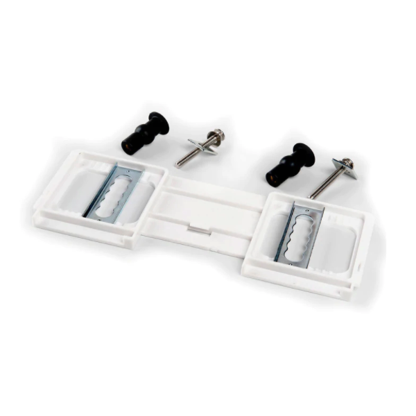 Asiento bidet para sanitario HD-5000 alargado color blanco de plástico con iluminación LED nocturna, doble boquilla y presión de agua ajustable