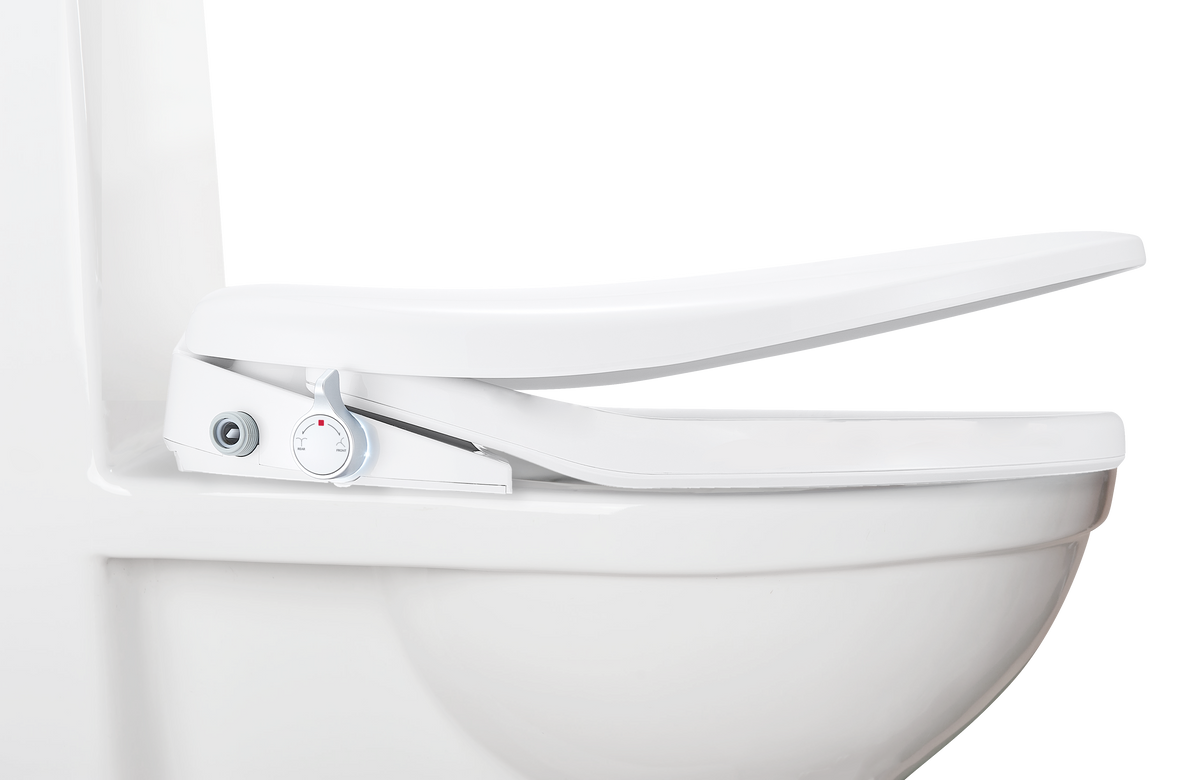 Asiento Bidet con Control Temperatura Alargado Cierre Lento Color Blanco HV2000E