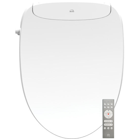Asiento Bidet Iluminado Control Temperatura Alargado Cierre Lento Color Blanco HV5000E