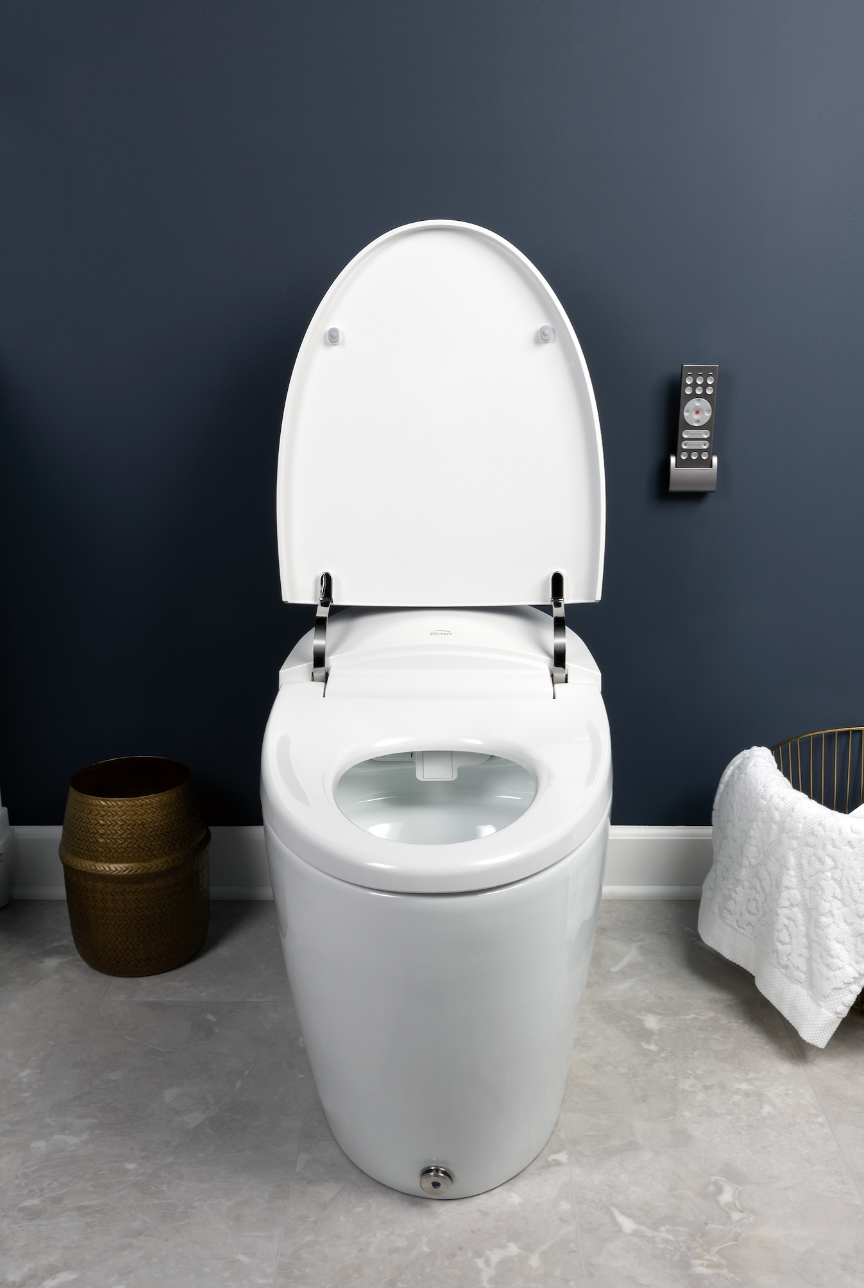 Sanitario Sanctuary Alargado HV5000E 000 Con Bidet y Cierre Lento Blanco