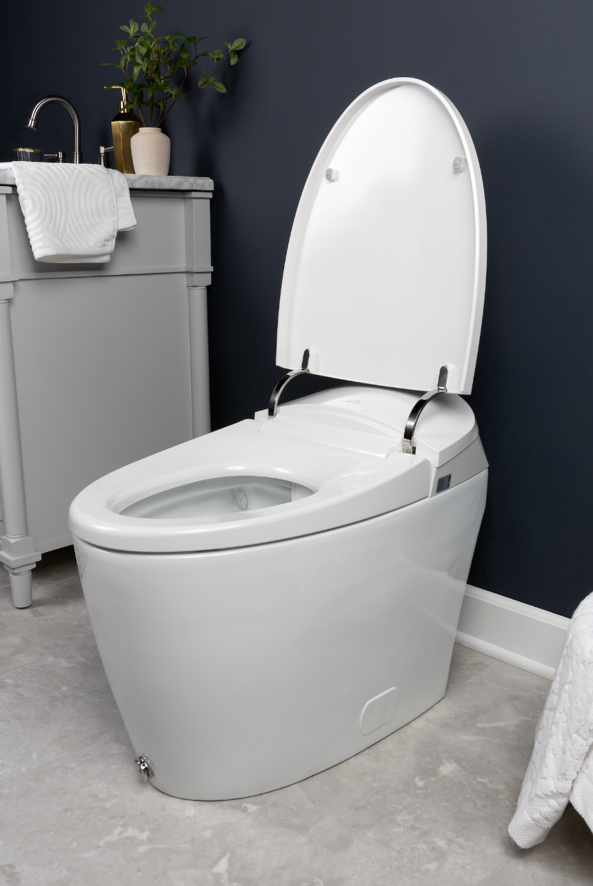 Sanitario Sanctuary Alargado HV5000E 000 Con Bidet y Cierre Lento Blanco