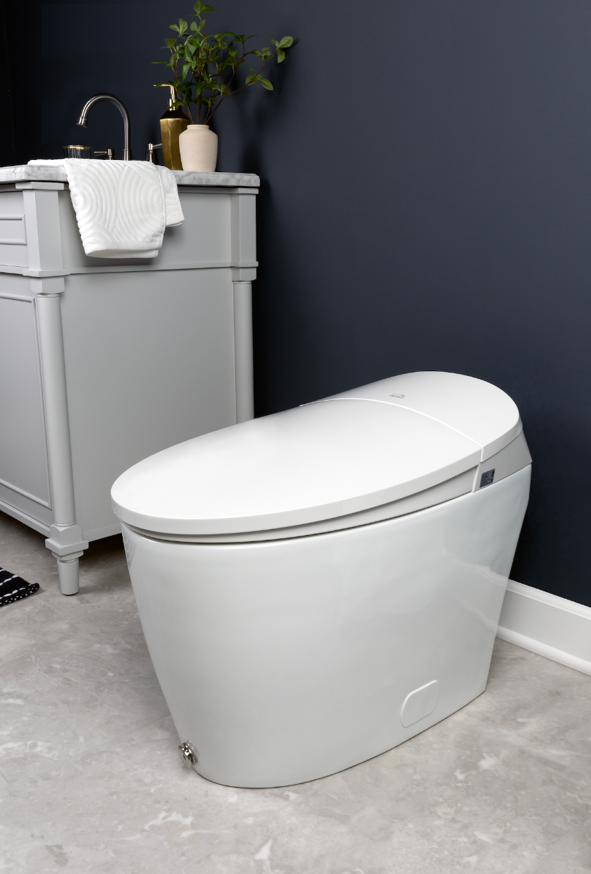 Sanitario Sanctuary Alargado HV5000E 000 Con Bidet y Cierre Lento Blanco