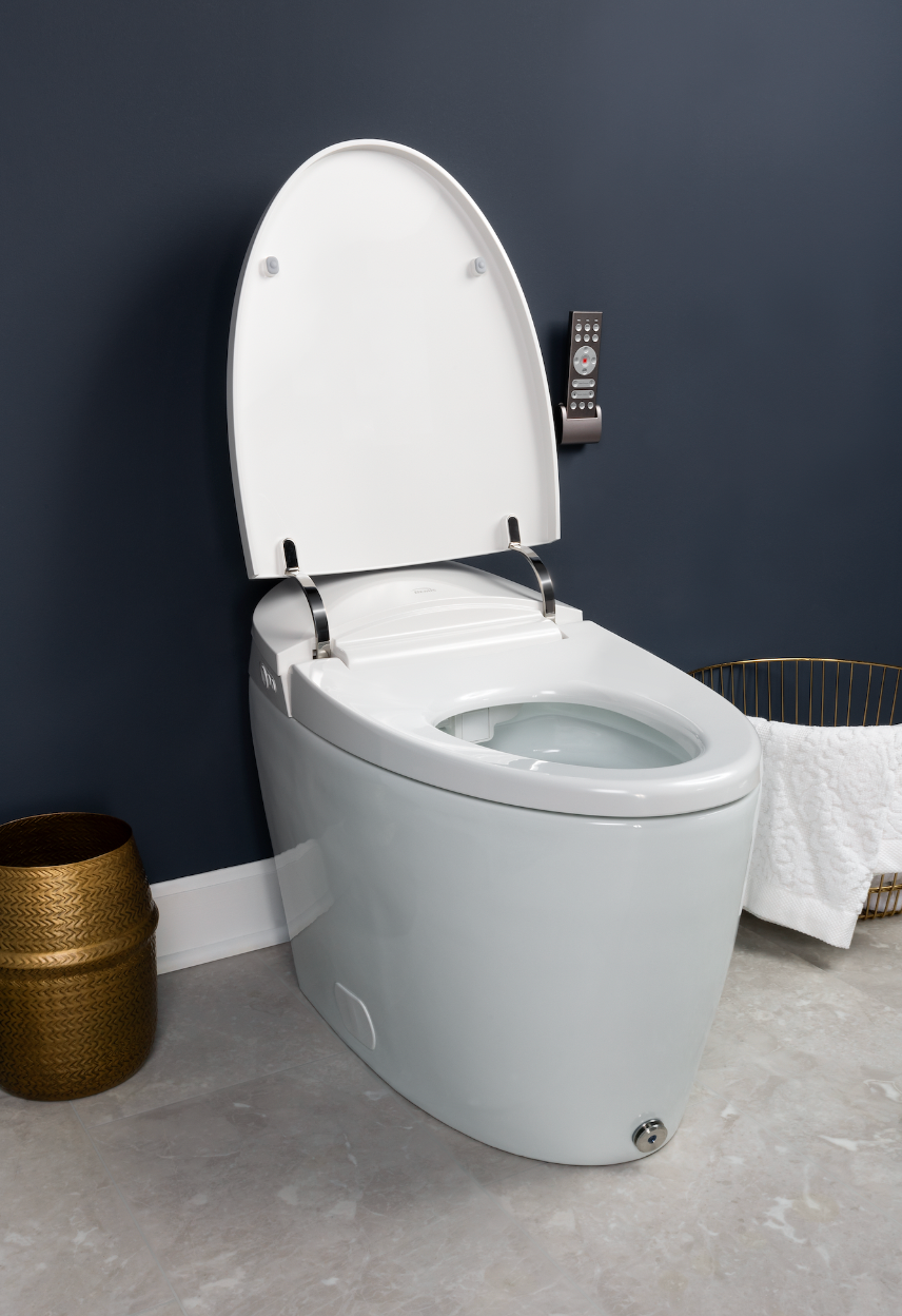 Sanitario Sanctuary Alargado HV5000E 000 Con Bidet y Cierre Lento Blanco
