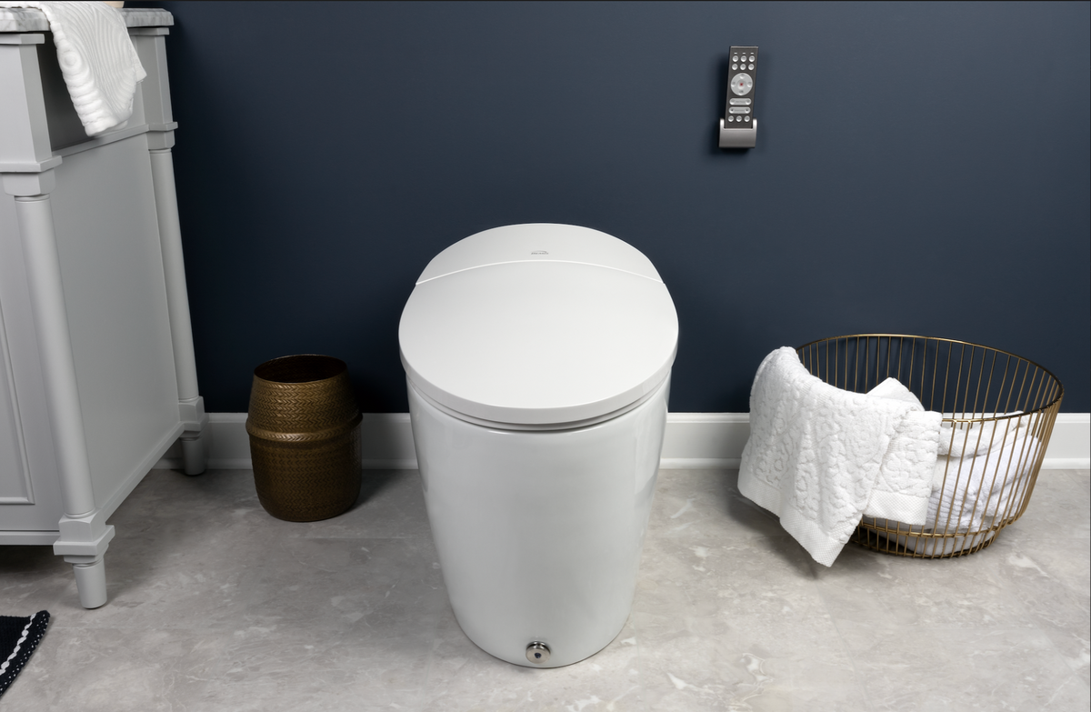 Sanitario Sanctuary Alargado HV5000E 000 Con Bidet y Cierre Lento Blanco