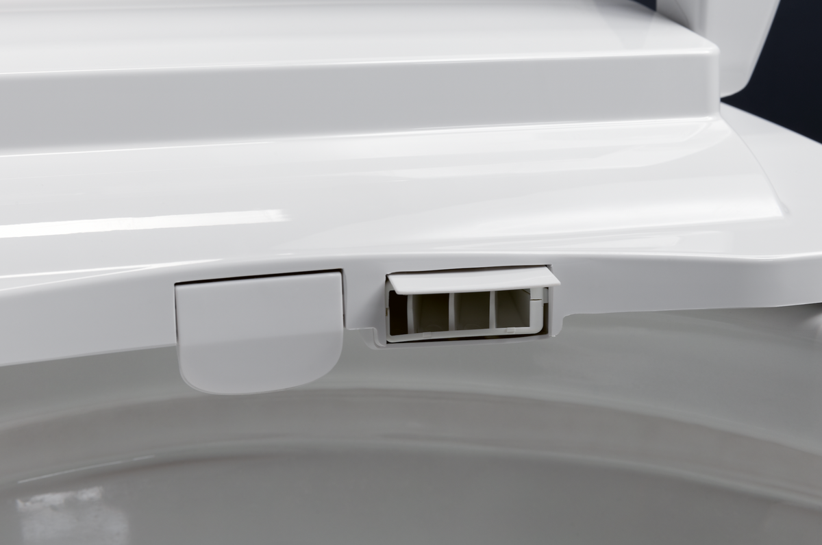 Asiento Bidet con Control Temperatura Alargado Cierre Lento Color Blanco HV2000E