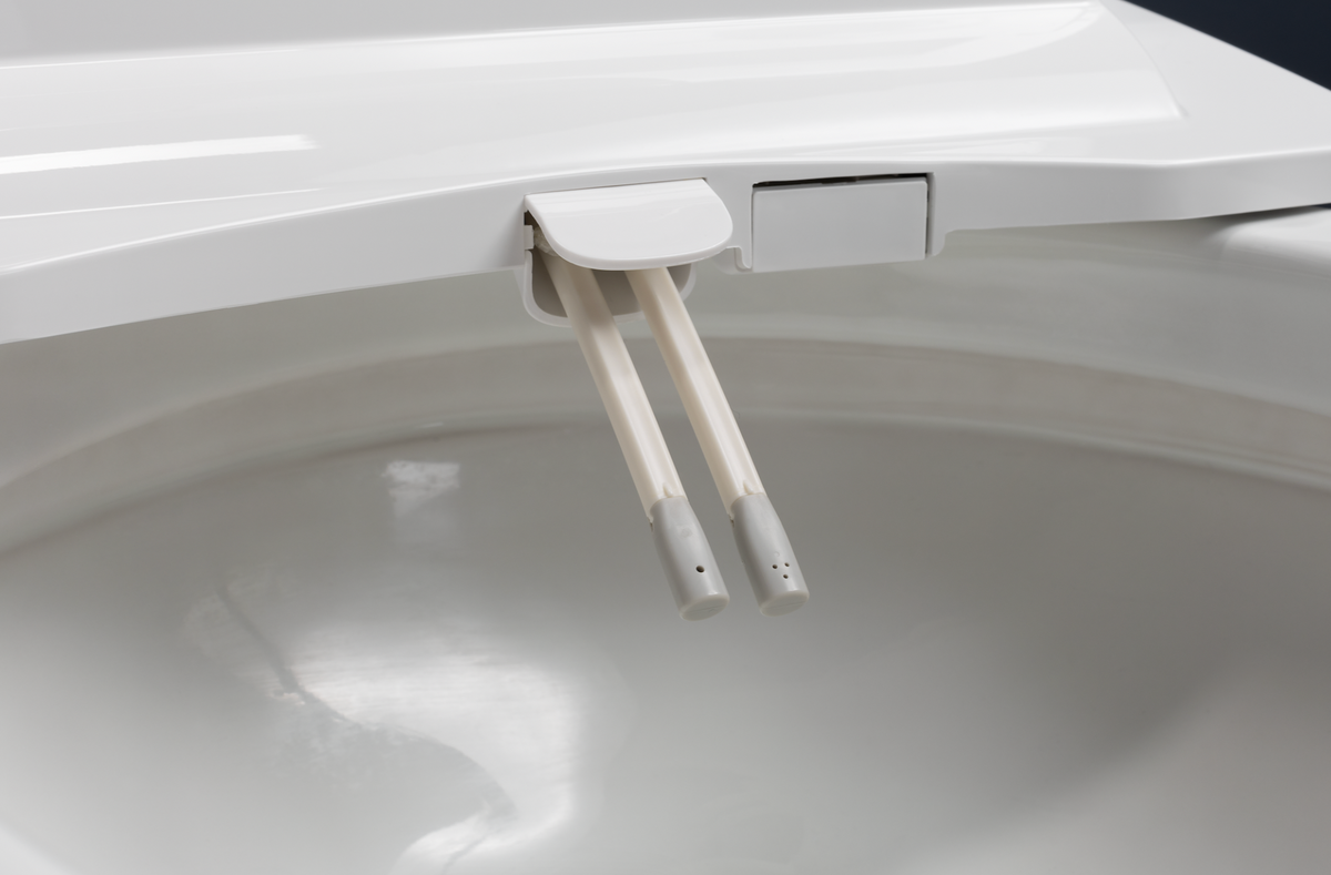 Asiento Bidet con Control Temperatura Alargado Cierre Lento Color Blanco HV2000E