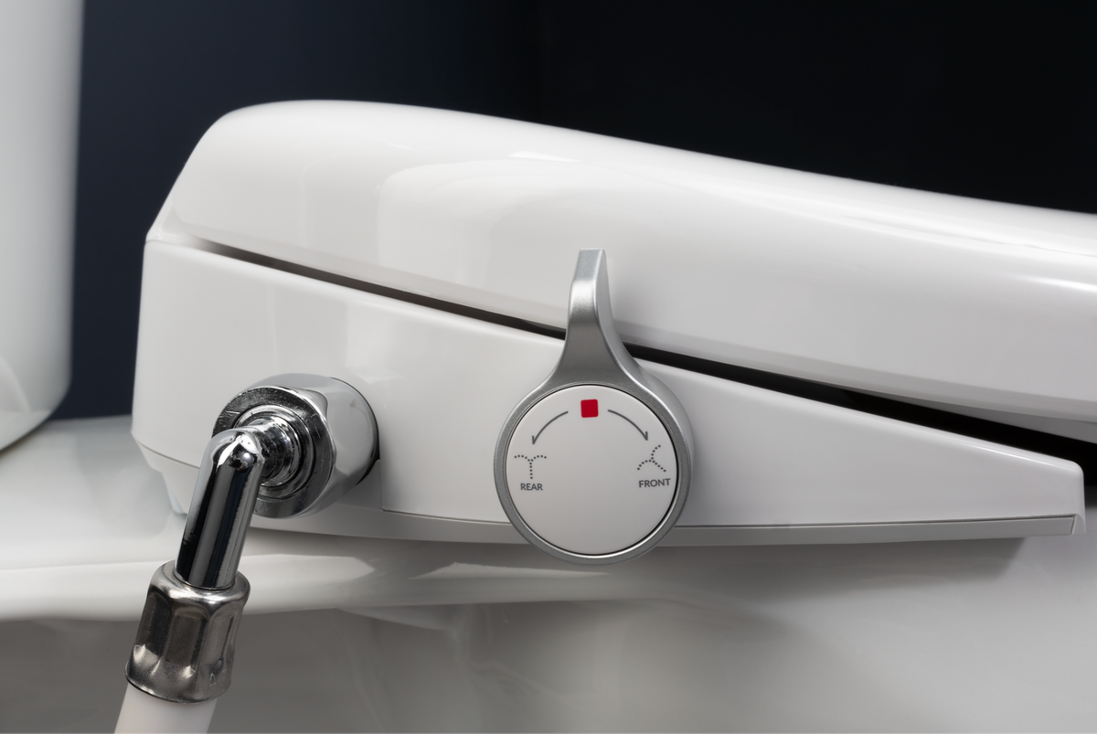 Asiento Bidet con Control Temperatura Alargado Cierre Lento Color Blanco HV2000E