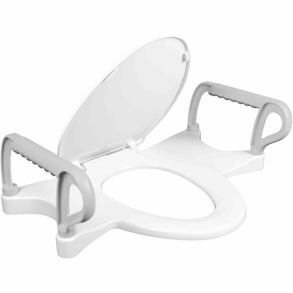 Assist™ Asiento Sanitario Premium con Altura Estándar + Brazos de Soporte