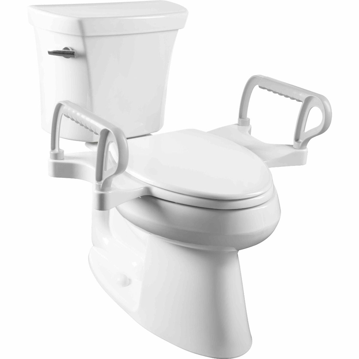 Assist™ Asiento Sanitario Premium con Altura Estándar + Brazos de Soporte