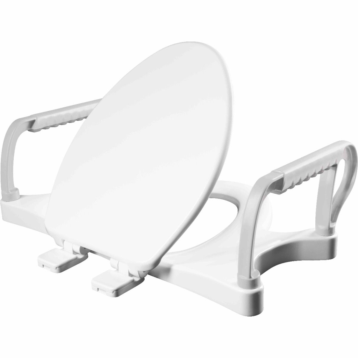 Assist™ Asiento Sanitario Premium con Altura Estándar + Brazos de Soporte